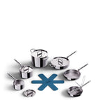 Joseph Joseph Space Steel 6-Piece Cookware Set, UK version