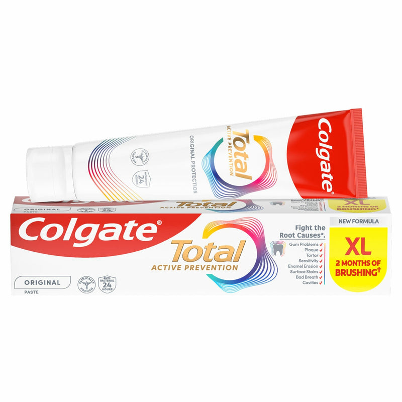 Colgate Total Active Prevention Original toothpaste 6 x 125ml - British product