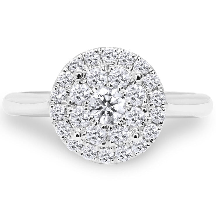 Costco diamond ring round brilliant cut 0.62ctw size N, UK version
