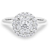 Costco diamond ring round brilliant cut 0.62ctw size N, UK version