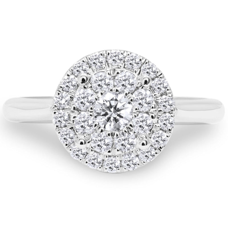 Costco diamond ring round brilliant cut 0.62ctw size N, UK version