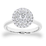Costco UK Costco 0.62ctw Round Brilliant Cut Diamond Ring 18ct White Gold- Buy online at McGrocer