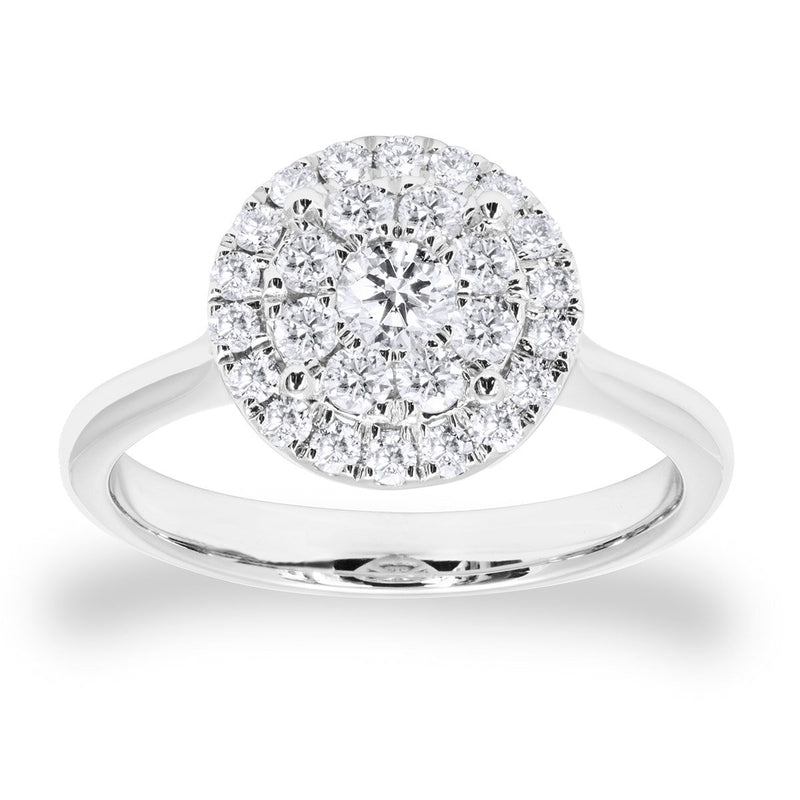 Costco diamond ring round brilliant cut 0.62ctw size N, UK version