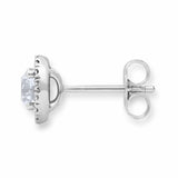 Costco round brilliant cut diamond earrings 1.22ctw white gold - British product