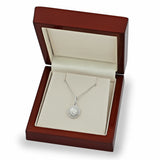 Costco diamond pendant round brilliant cut halo 1.00ctw (British brand)