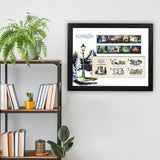 Royal Mail Narnia stamps 32cm x 25.1cm framed - British product