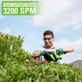 Greenworks cordless brushless hedge trimmer 61cm (British brand)