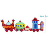 In the Night Garden Ninky Nonk train set with 5 colourful cars, UK version