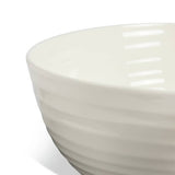 Habitat ripple stoneware serving bowl in cream (British brand)