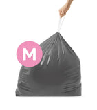 Simplehuman Custom Fit bin liners Code M pack of 40 (British brand)