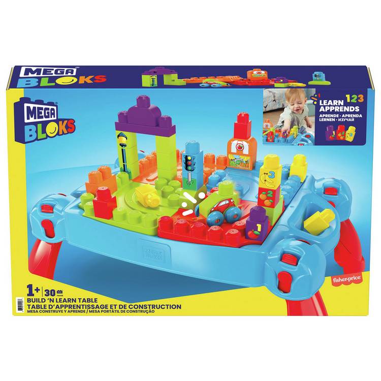Mega Bloks First Builders Build 'n' Learn Table building toy (British brand)