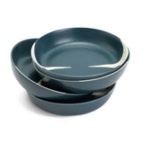 Habitat x Scion Lohko blue stoneware pasta bowls set 4 piece, UK version
