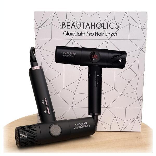 Beautaholics GlamLight Pro hair dryer 300g (British brand)