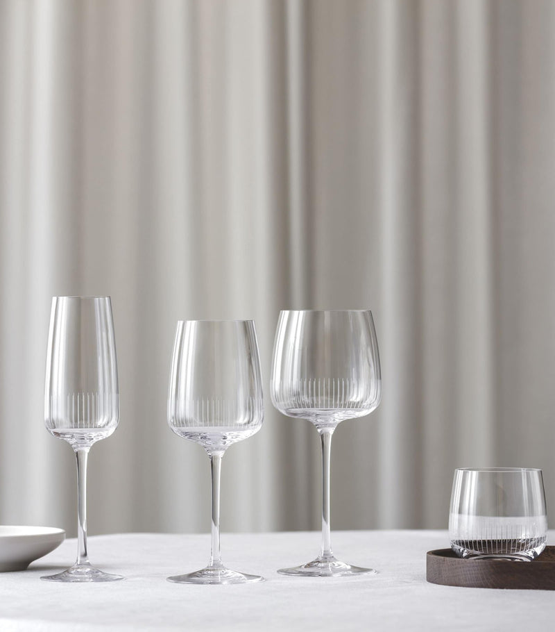 Villeroy & Boch Afina crystal red wine glasses set of 4 (British brand)