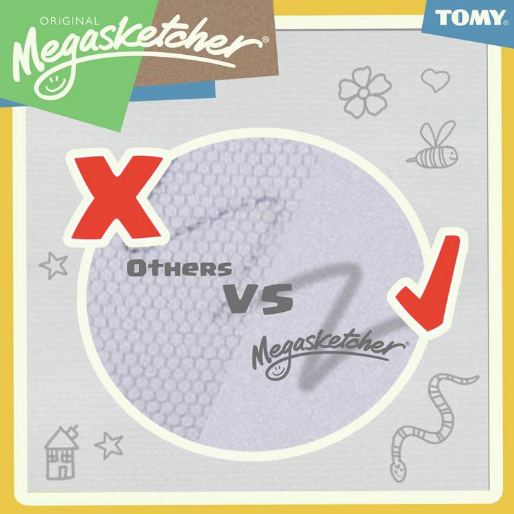 Tomy Megasketcher magnetic drawing board (British brand)