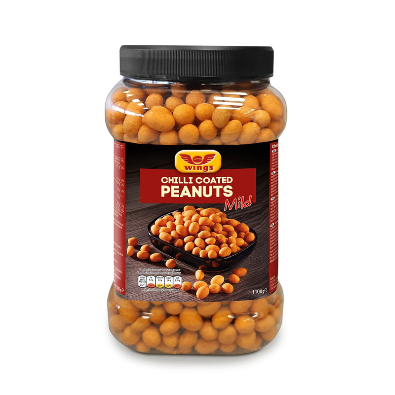 Wings chilli coated peanuts 1.1kg (British brand)