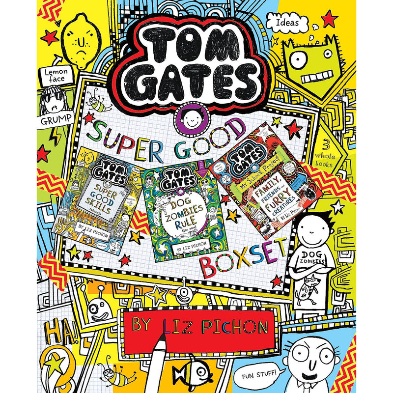 Tom Gates book collection 3-book set, UK version