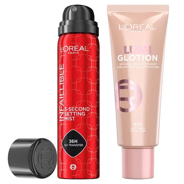 L'Oréal Paris Lumi Glotion Setting Spray Duo 902, UK version