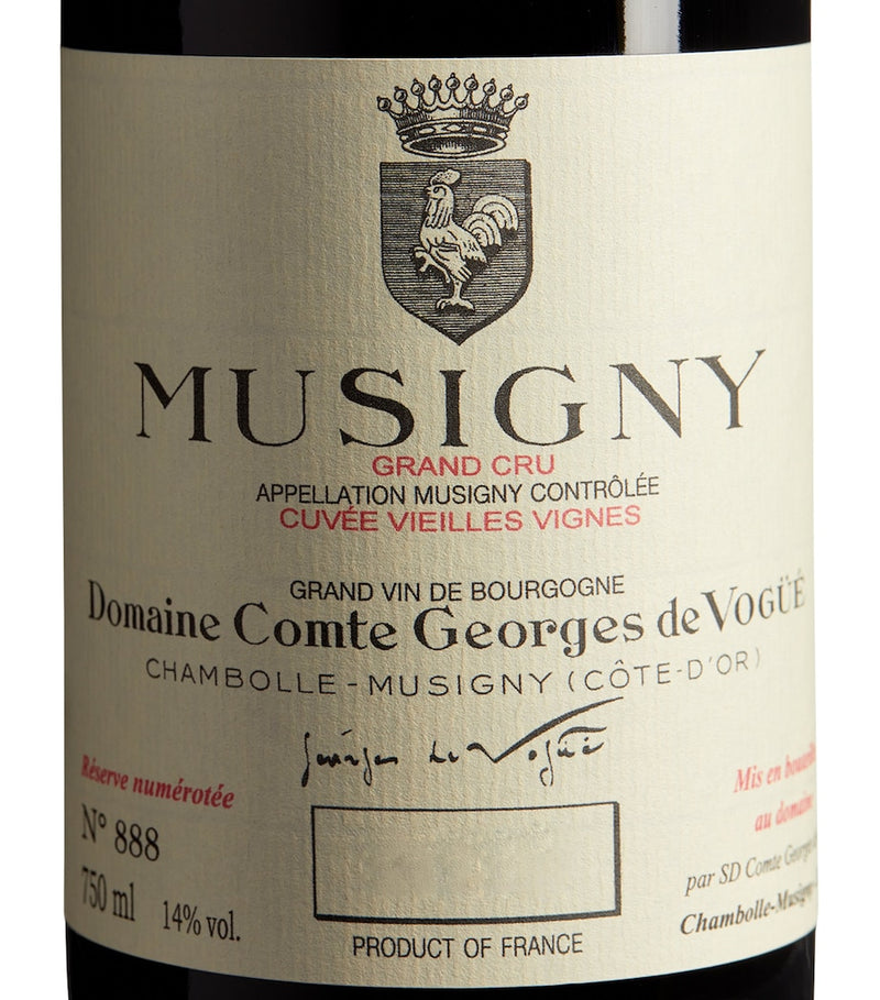 Domaine Vogue Musigny Grand Cru 2019 red wine 75cl - British product