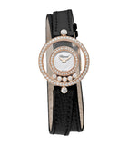 Chopard Happy Diamonds watch 26mm rose gold mother-of-pearl dial, imported from the UK