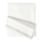 Brunello Cucinelli linen stripe scarf 75cm x 180cm (British brand)