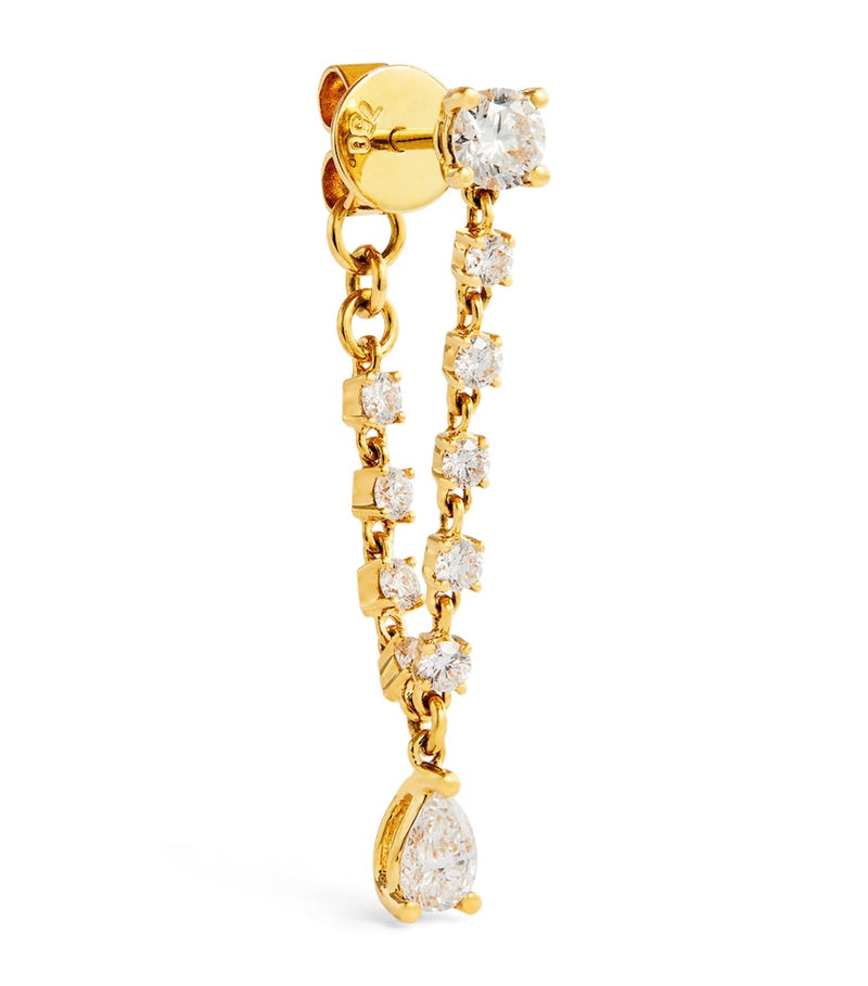 Anita Ko Olivia single earring yellow gold diamonds - British product