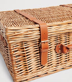 Harrods fitted picnic hamper for four (British brand)