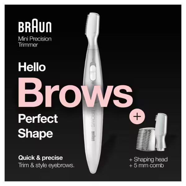 Braun Mini Precision Trimmer FG1106 Eyebrow Tool - British product