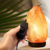 The Body Source Himalayan Salt Lamp hand-carved 2-3kg, imported from the UK