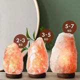 The Body Source Himalayan Salt Lamp hand-carved 2-3kg, imported from the UK