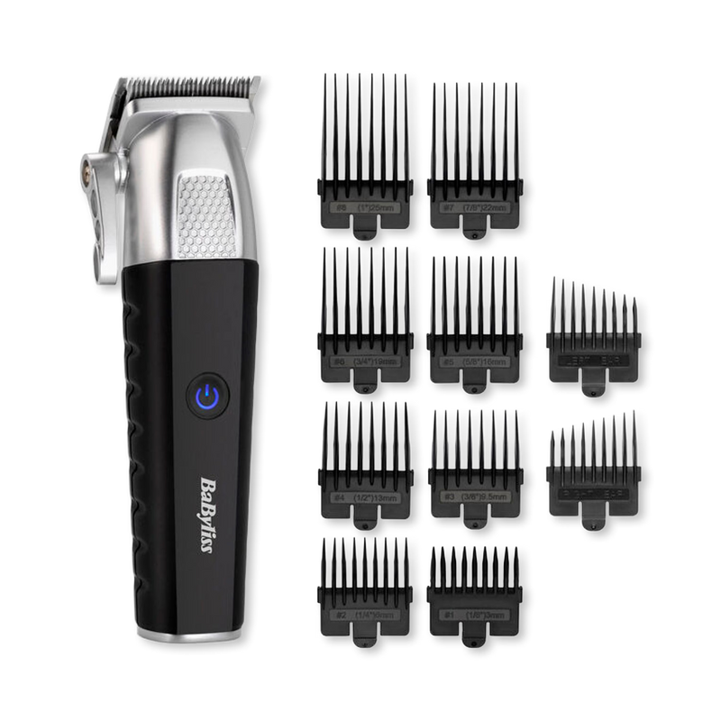 BaByliss lithium power hair clipper with stainless steel blades, UK version