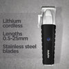 BaByliss lithium power hair clipper with stainless steel blades, UK version