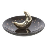 Ceramic Crescent Moon Incense Holder (British brand)