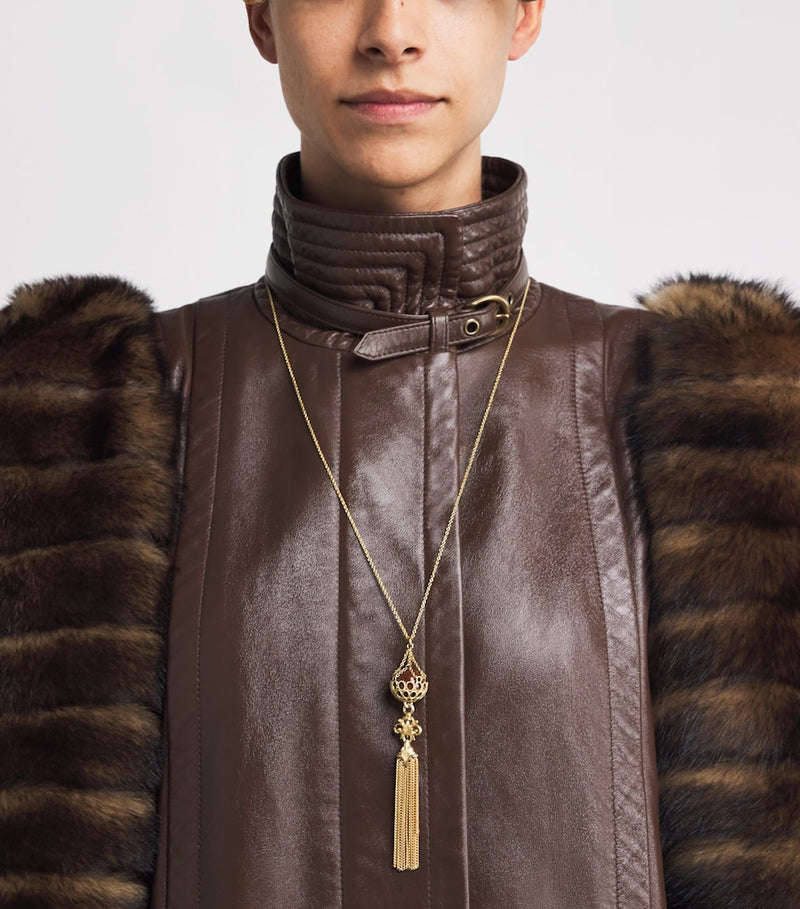 Chloé tassel detail necklace, imported from the UK