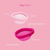 Intimina Ziggy Cup 2 B menstrual disc - British product