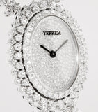 Yeprem white gold diamond Y-Memento watch - British product