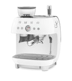 Smeg EGF03WHUK espresso coffee machine with grinder (British brand)
