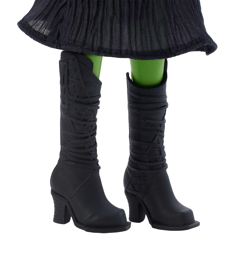 Mattel singing Elphaba doll with detachable accessories, approximately 32cm tall (British brand)