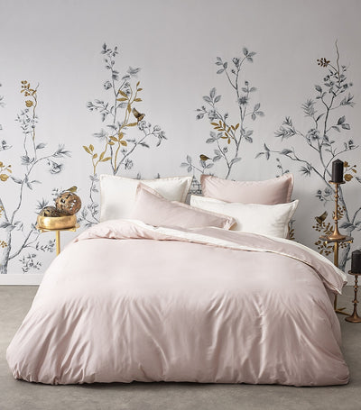 Harrods King Duvet Cover in Organic Cotton with Block Colors, 230cm x 220cm- Buy online at McGrocer