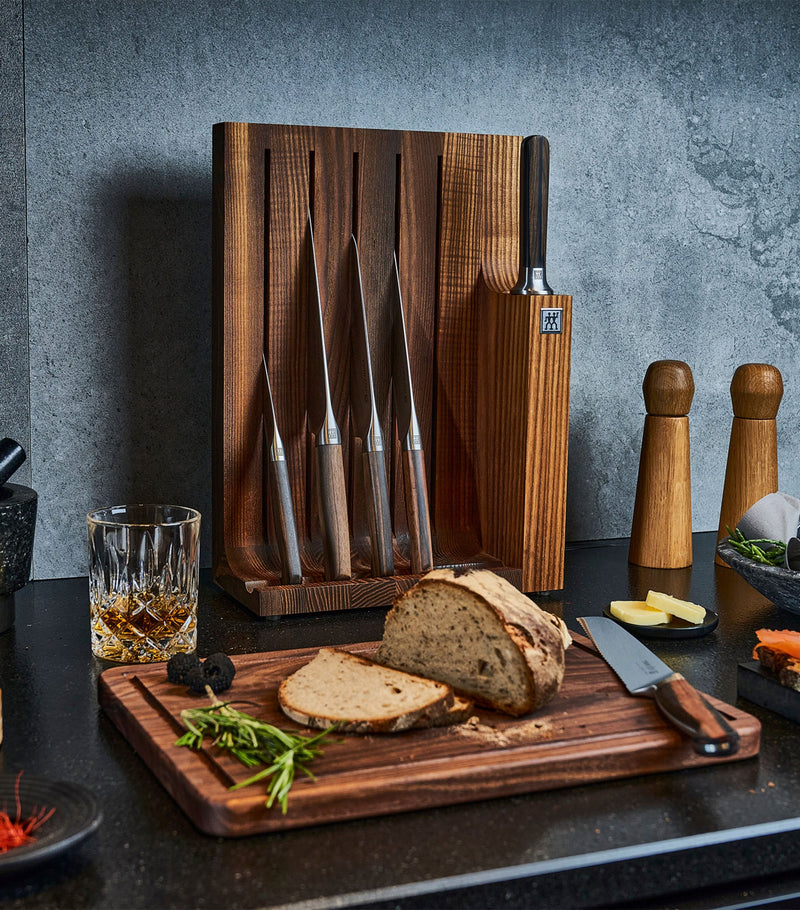 Zwilling magnetic knife block set (British brand)
