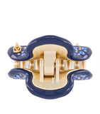 Alexandre de Paris gold-plated crystal claw hair clip 4.5cm, UK version