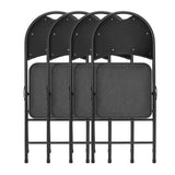 Star Elite high back padded fabric folding chairs 4 pack, UK version