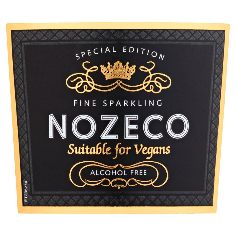 Nozeco Special Edition alcohol-free sparkling wine 75cl, imported from the UK