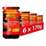 Lee Kum Kee Chiu Chow chilli oil 6 x 170g, imported from the UK