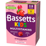 Bassetts strawberry multivitamin gummies 60 count, imported from the UK