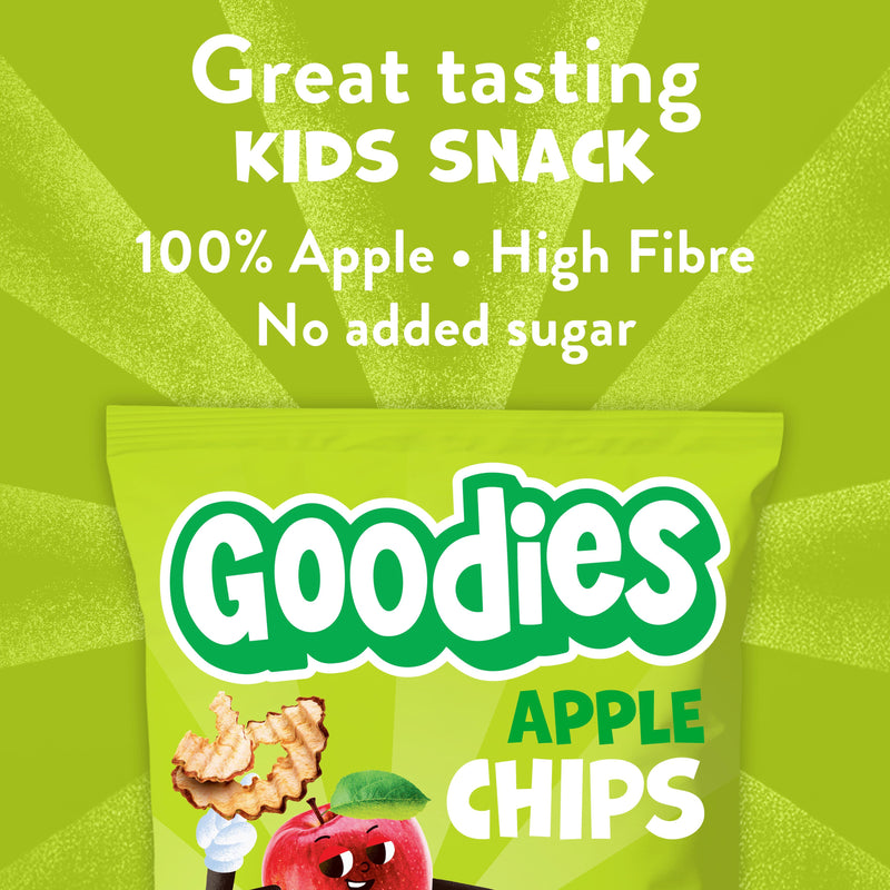 Goodies apple chips kids fruit snack 15g, imported from the UK