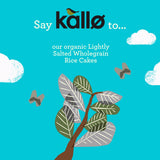 Kallo organic lightly salted rice cakes 130g, imported from the UK