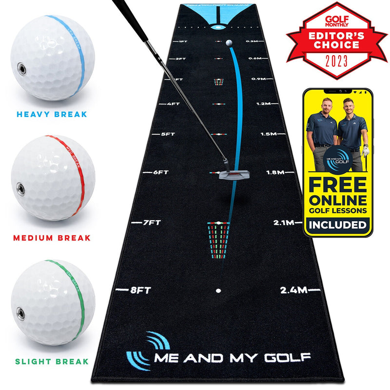 Me and My Golf Breaking Ball 11ft Putting Mat, UK version