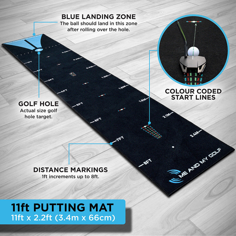 Me and My Golf Breaking Ball 11ft Putting Mat, UK version