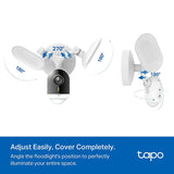 TP-Link Tapo C720 smart floodlight camera 2K 2-pack, UK version